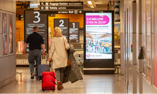 Advertise at Cork Airport