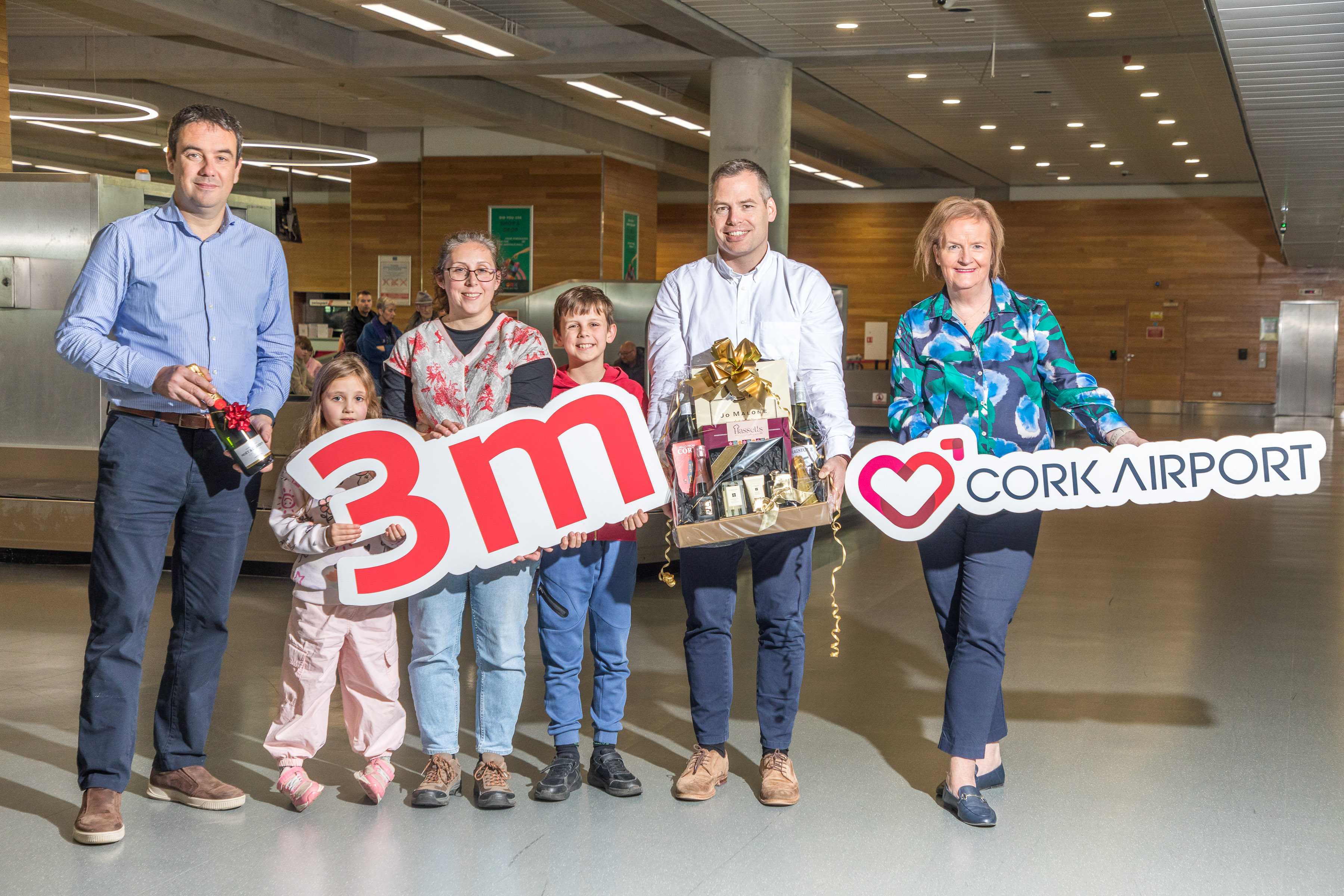 Cork Airport three millionth passenger milestone 2025