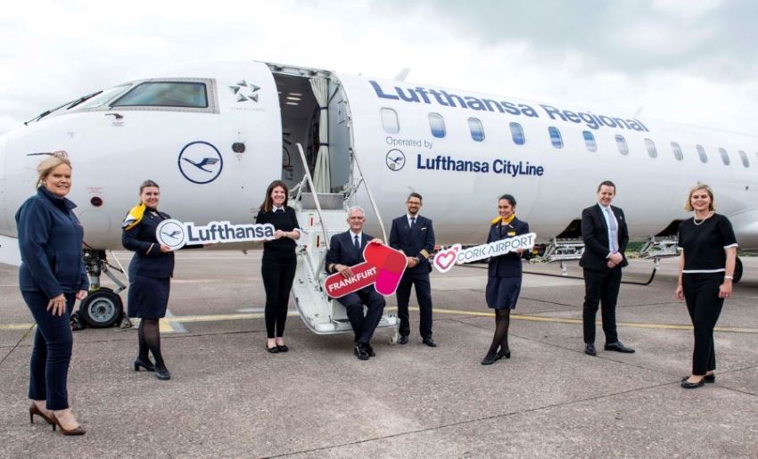 Lufthansa two direct weekly services to Frankfurt from Cork Airport